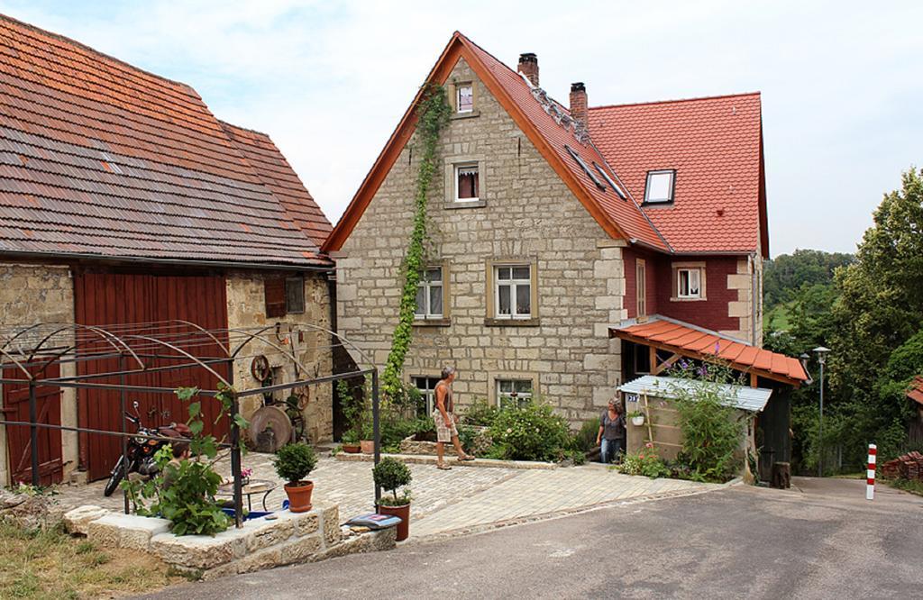 Ferienwohnungen Taubenschlag Creglingen Bagian luar foto